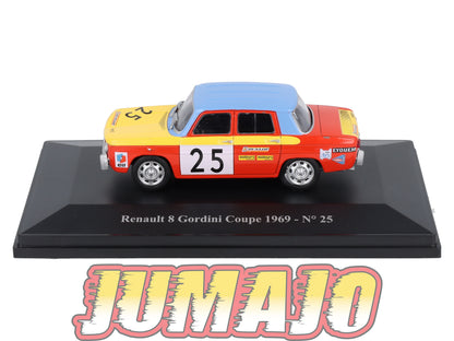 ALP66 Voiture 1/43 Eligor RENAULT 8 Gordini Coupe #25 1969