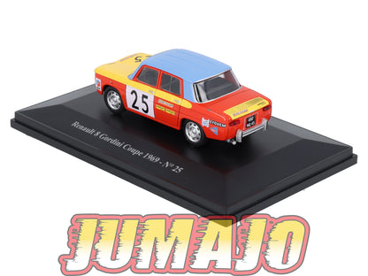 ALP66 Voiture 1/43 Eligor RENAULT 8 Gordini Coupe #25 1969