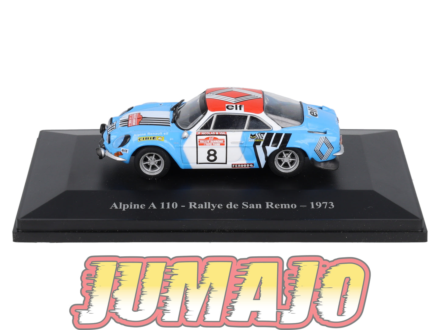 ALP67 Voiture 1/43 Eligor RENAULT Alpine A 110 #8 JP Nicolas  1973