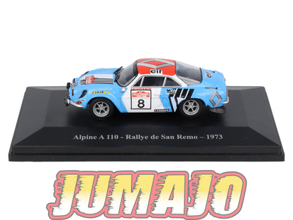 ALP67 Voiture 1/43 Eligor RENAULT Alpine A 110 #8 JP Nicolas  1973