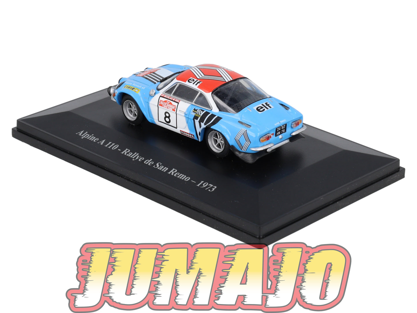 ALP67 Voiture 1/43 Eligor RENAULT Alpine A 110 #8 JP Nicolas  1973