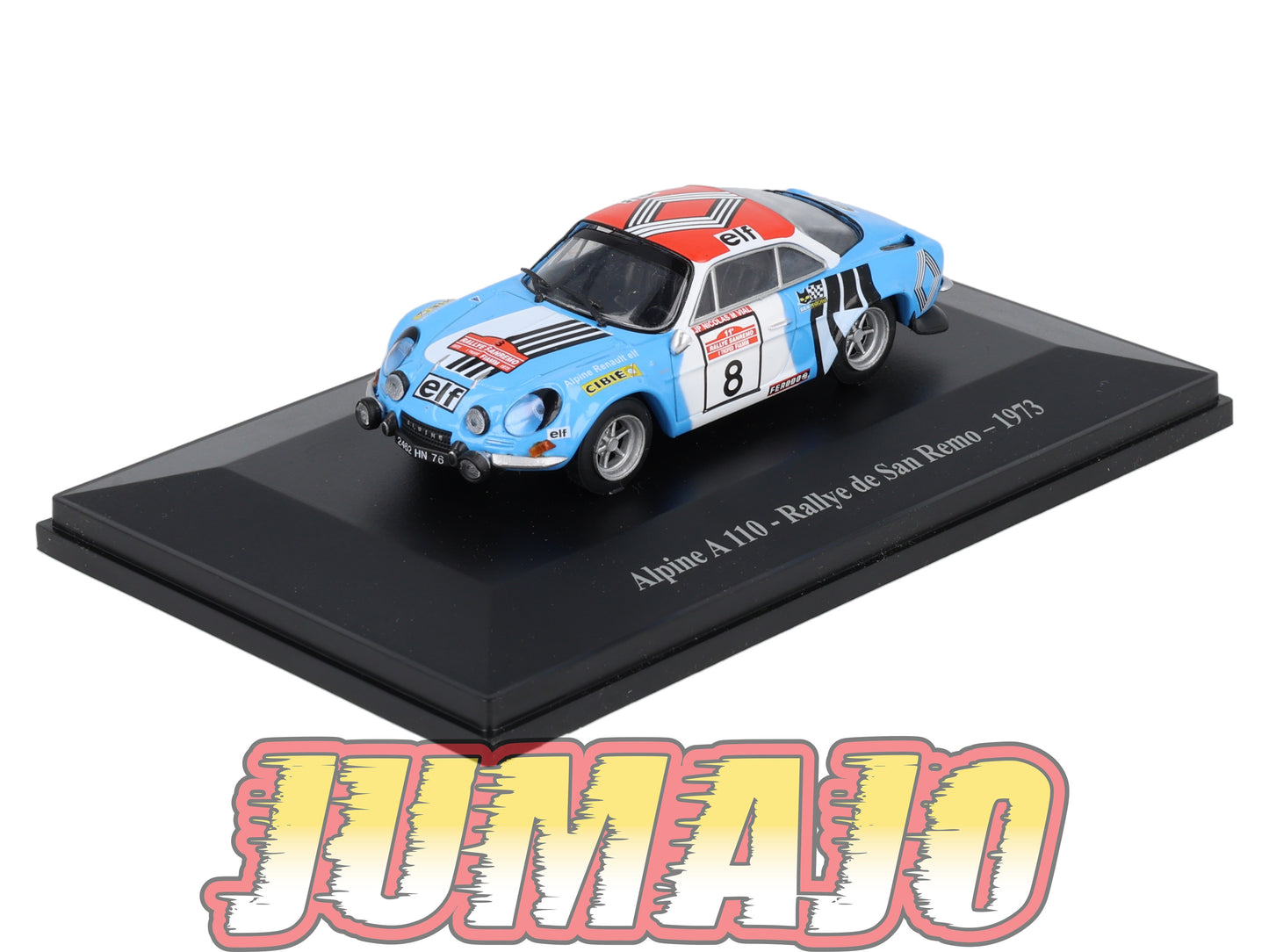 ALP67 Voiture 1/43 Eligor RENAULT Alpine A 110 #8 JP Nicolas  1973