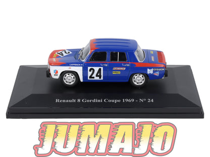 ALP68 Voiture 1/43 Eligor RENAULT 8 Gordini Coupe 1969 N°24