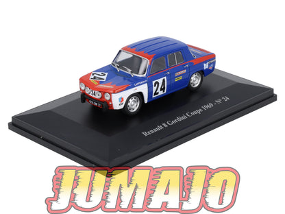 ALP68 Voiture 1/43 Eligor RENAULT 8 Gordini Coupe 1969 N°24