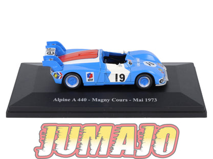 ALP6 Voiture 1/43 Eligor RENAULT Alpine A 440 Magny Cours Mai 1973 #19