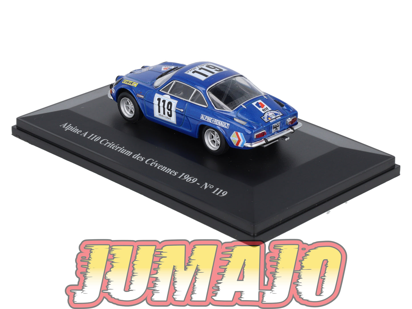 ALP71 Voiture 1/43 Eligor RENAULT Alpine A 110 Critérium des Céyennes 1969 #119
