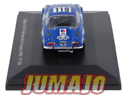 ALP71 Voiture 1/43 Eligor RENAULT Alpine A 110 Critérium des Céyennes 1969 #119