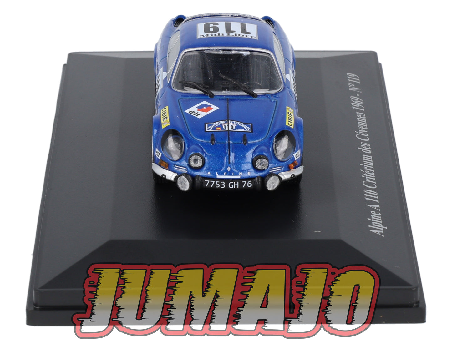 ALP71 Voiture 1/43 Eligor RENAULT Alpine A 110 Critérium des Céyennes 1969 #119