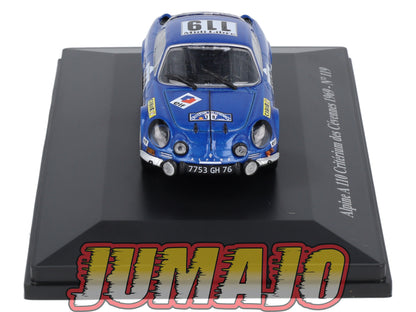 ALP71 Voiture 1/43 Eligor RENAULT Alpine A 110 Critérium des Céyennes 1969 #119