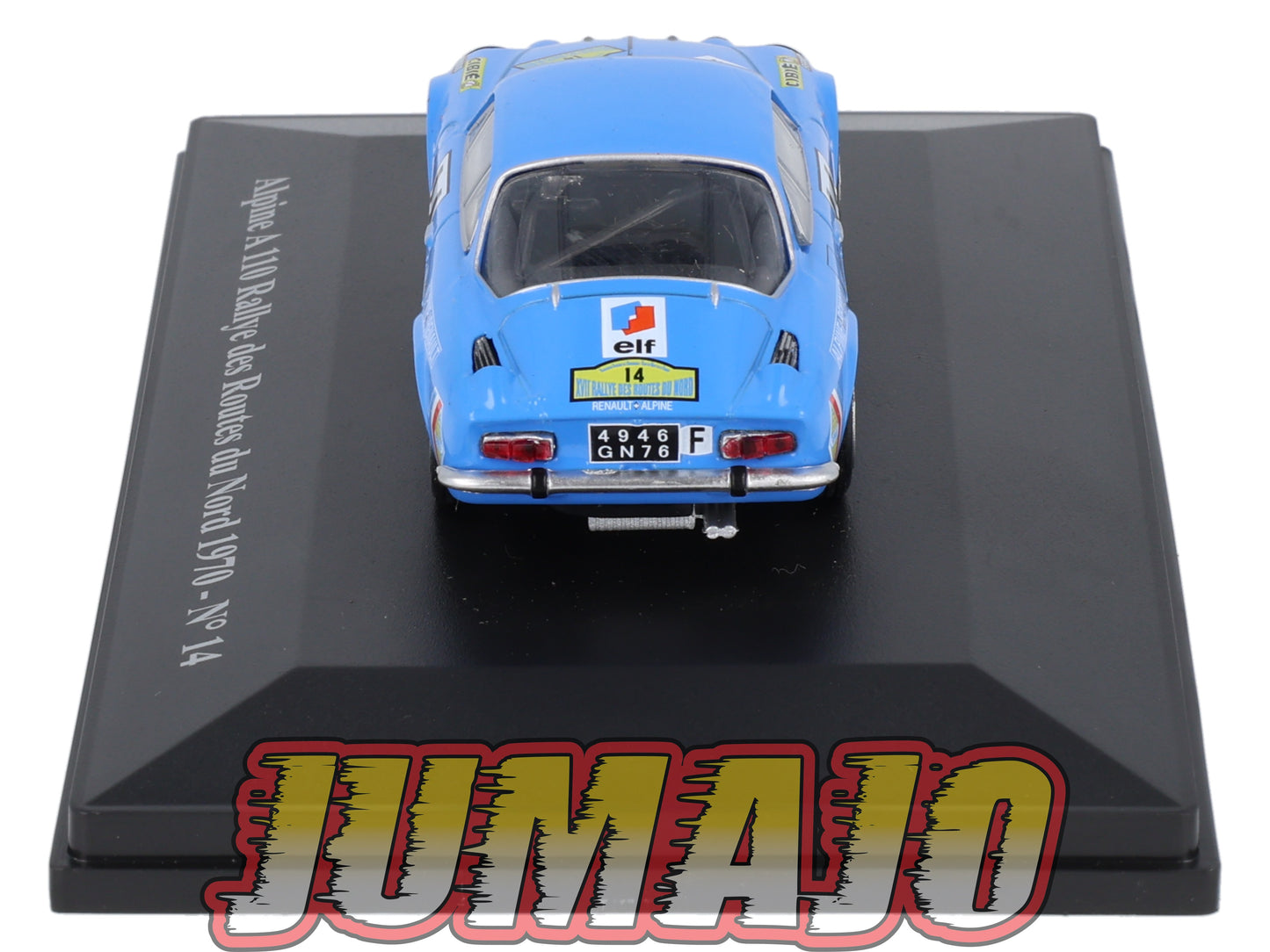 ALP72 Voiture 1/43 Eligor RENAULT Alpine A 110 Rallye des routes du Nord #14 1970