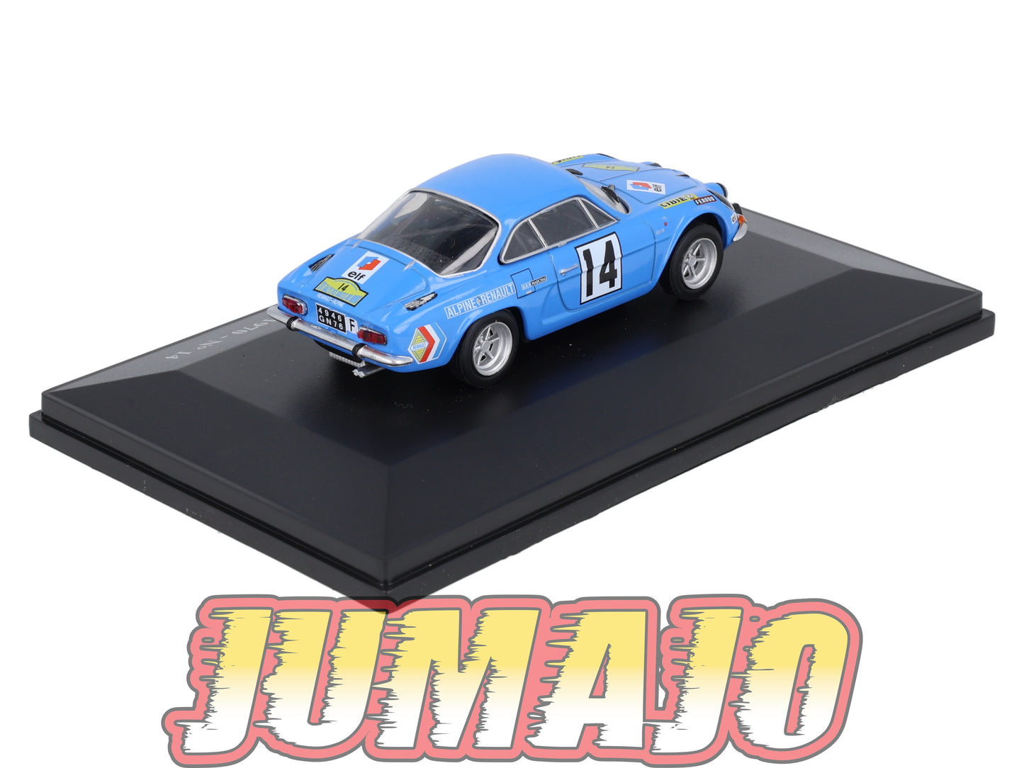 ALP72 Voiture 1/43 Eligor RENAULT Alpine A 110 Rallye des routes du Nord #14 1970