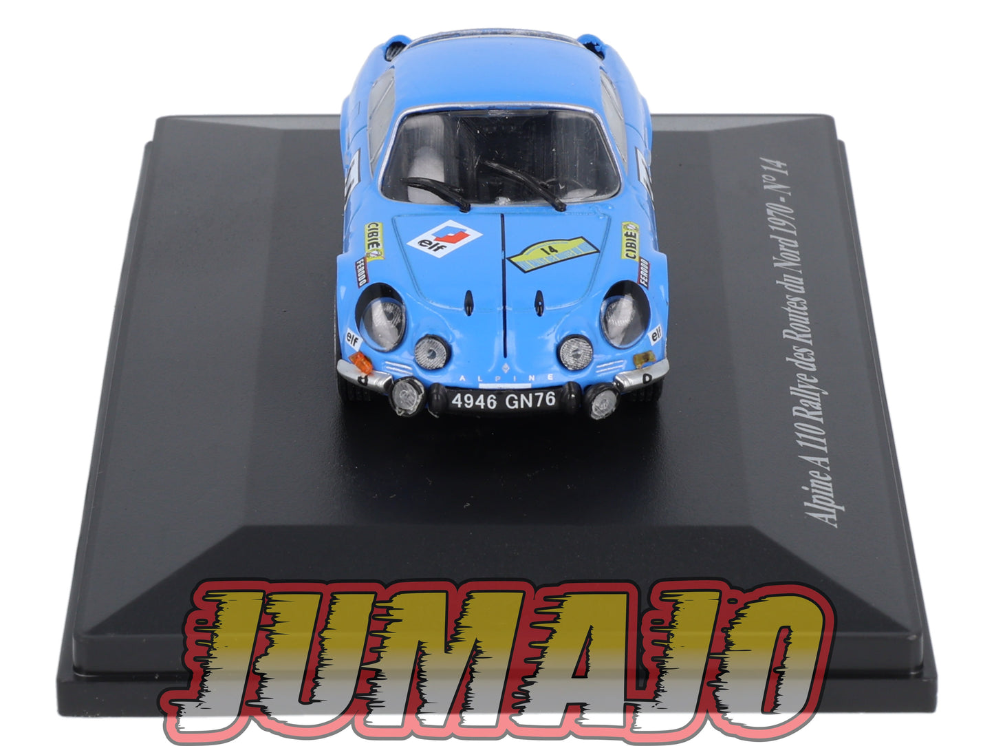 ALP72 Voiture 1/43 Eligor RENAULT Alpine A 110 Rallye des routes du Nord #14 1970