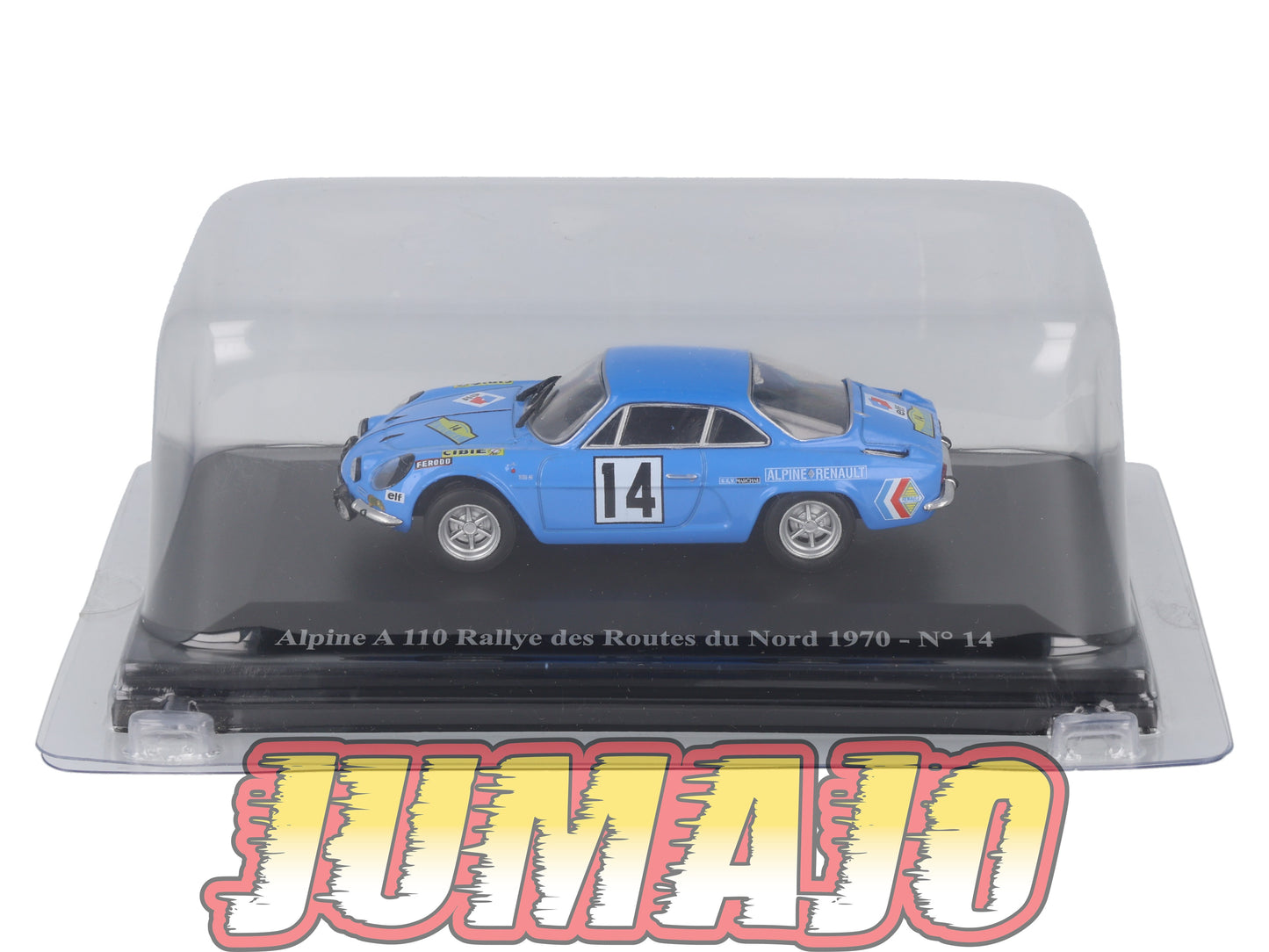 ALP72 Voiture 1/43 Eligor RENAULT Alpine A 110 Rallye des routes du Nord #14 1970