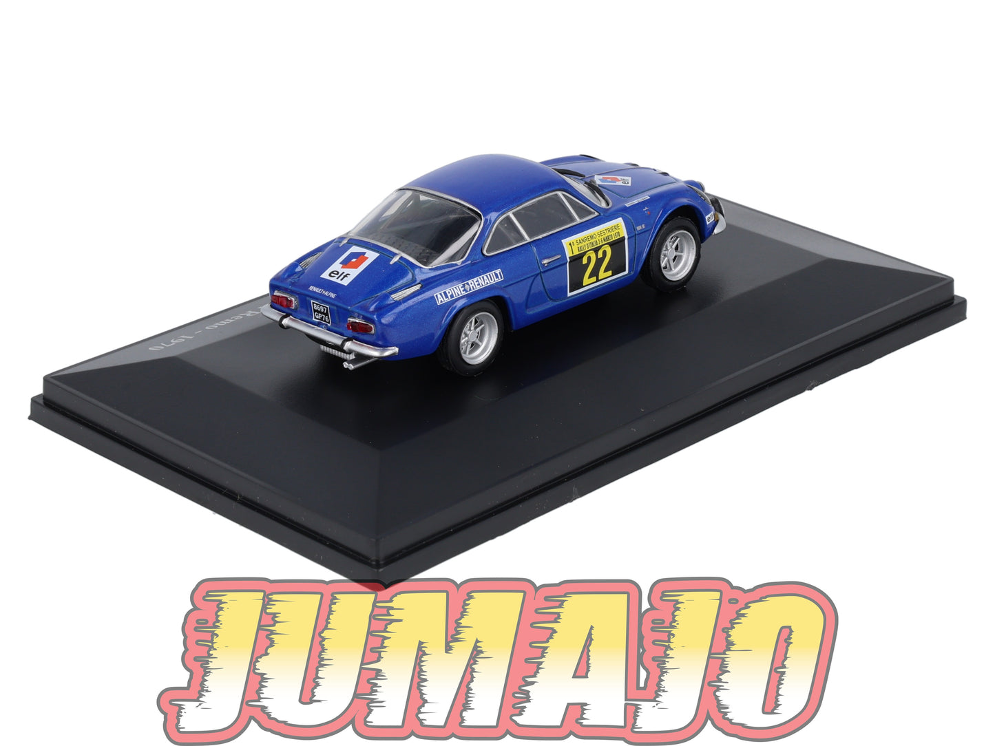 ALP73 Voiture 1/43 Eligor RENAULT Alpine Berlinette A 110 Italie San Remo #22 1970