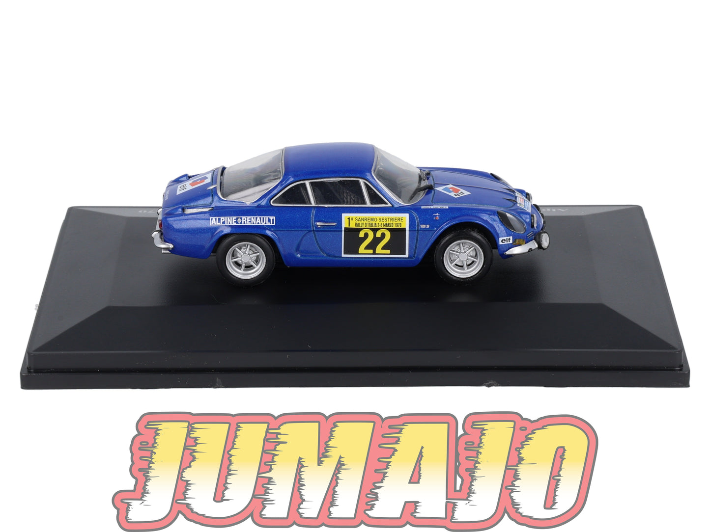 ALP73 Voiture 1/43 Eligor RENAULT Alpine Berlinette A 110 Italie San Remo #22 1970