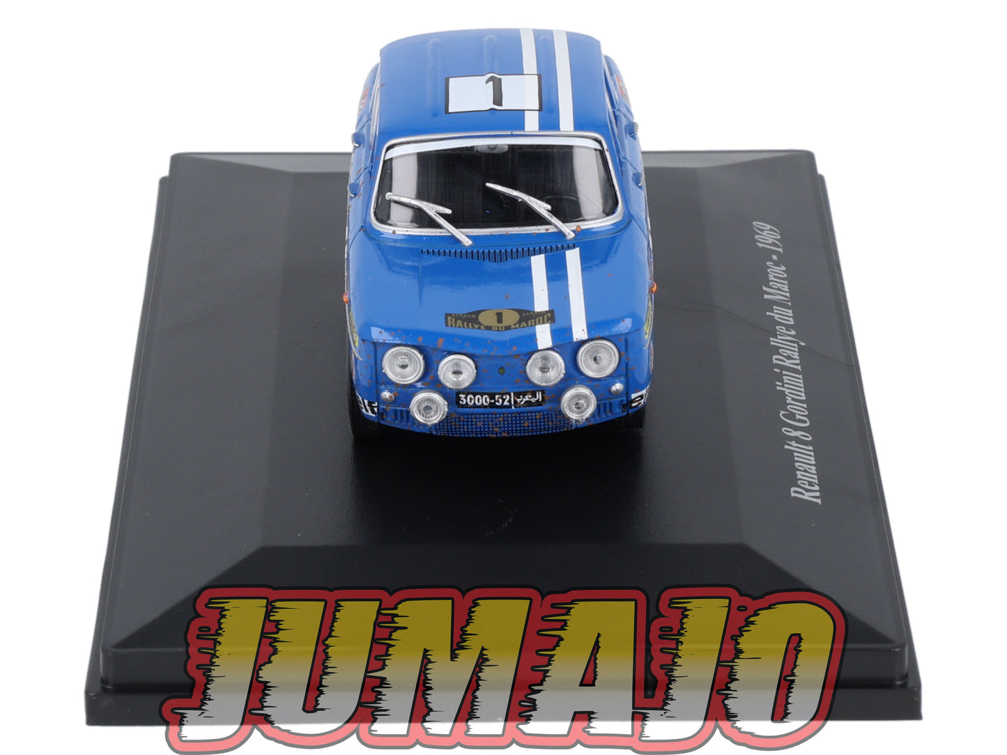 ALP74 Voiture 1/43 Eligor RENAULT 8 Gordini Rallye du Maroc #1 1969