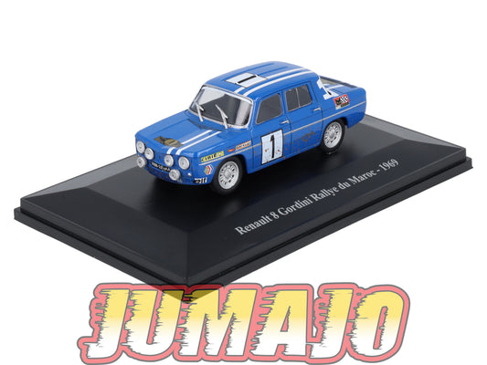 ALP74 Voiture 1/43 Eligor RENAULT 8 Gordini Rallye du Maroc #1 1969