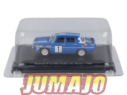 ALP74 Voiture 1/43 Eligor RENAULT 8 Gordini Rallye du Maroc #1 1969
