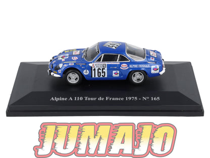 ALP75 Voiture 1/43 Eligor RENAULT Alpine A 110 Tour de France #165 1975