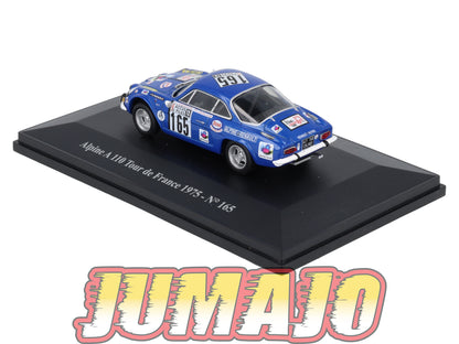 ALP75 Voiture 1/43 Eligor RENAULT Alpine A 110 Tour de France #165 1975