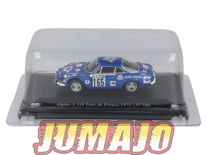 ALP75 Voiture 1/43 Eligor RENAULT Alpine A 110 Tour de France #165 1975