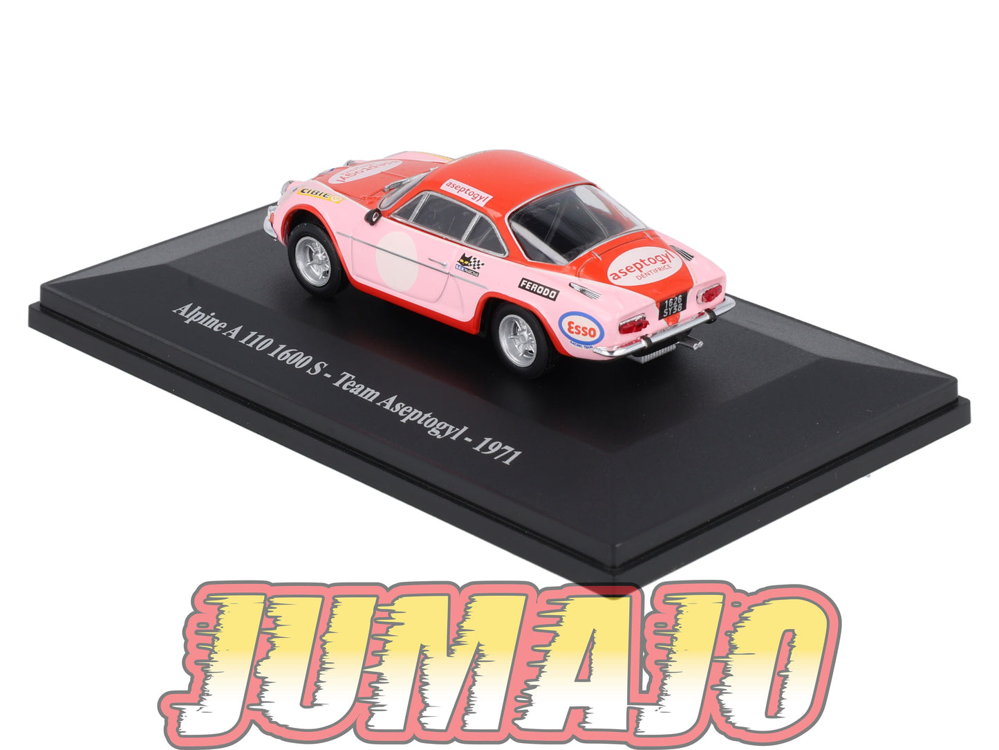 ALP7 Voiture 1/43 Eligor RENAULT Alpine A 110 1600 S Team Aseptogyl 1971