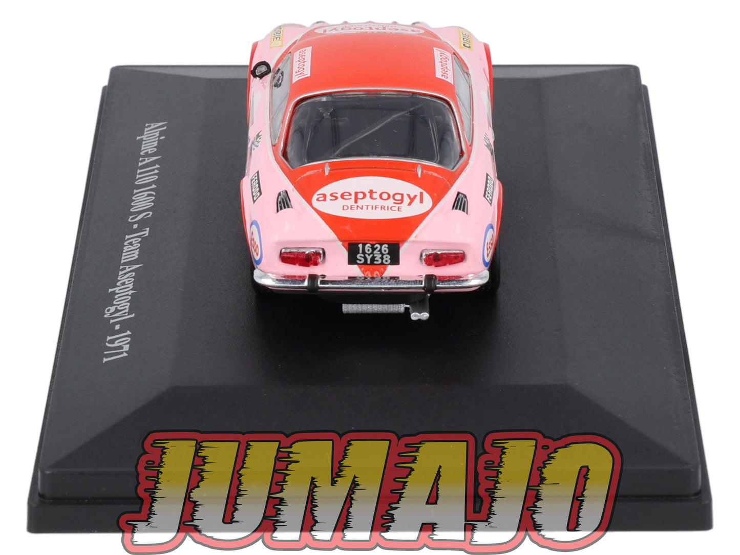 ALP7 Voiture 1/43 Eligor RENAULT Alpine A 110 1600 S Team Aseptogyl 1971