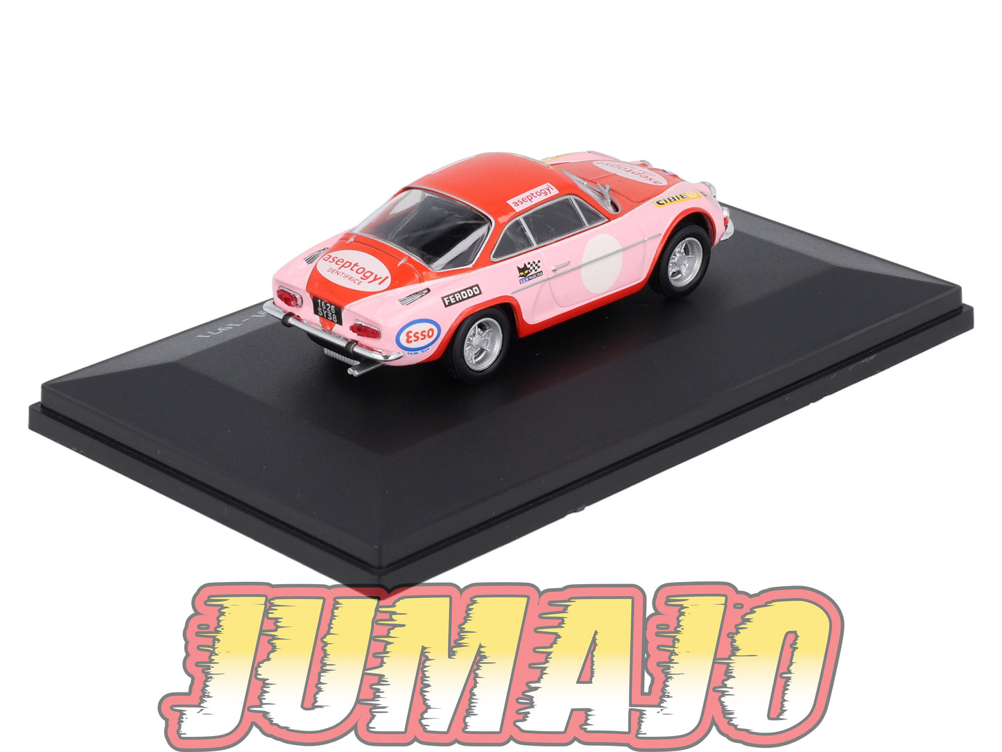 ALP7 Voiture 1/43 Eligor RENAULT Alpine A 110 1600 S Team Aseptogyl 1971