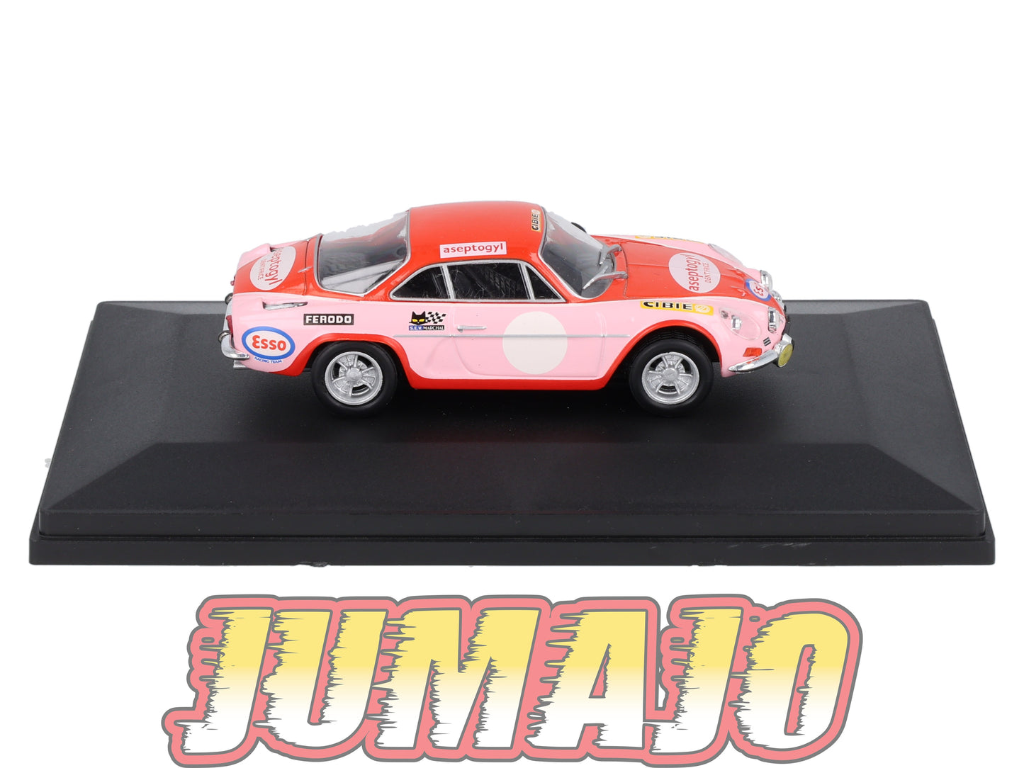 ALP7 Voiture 1/43 Eligor RENAULT Alpine A 110 1600 S Team Aseptogyl 1971