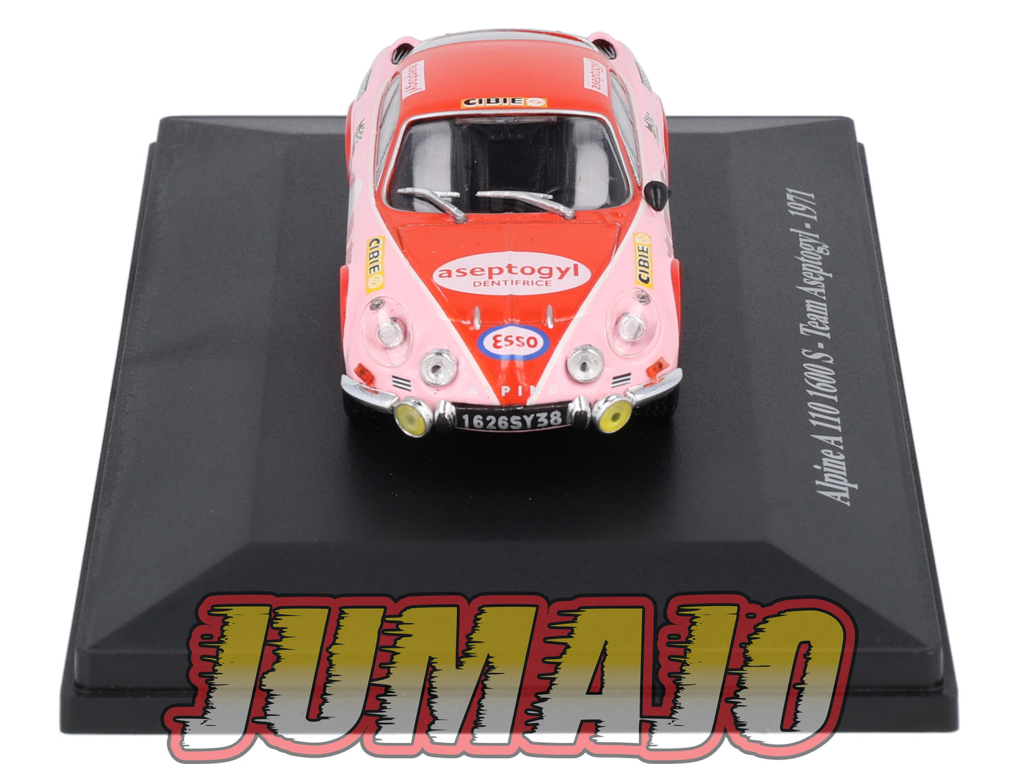 ALP7 Voiture 1/43 Eligor RENAULT Alpine A 110 1600 S Team Aseptogyl 1971