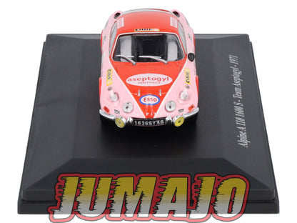ALP7 Voiture 1/43 Eligor RENAULT Alpine A 110 1600 S Team Aseptogyl 1971