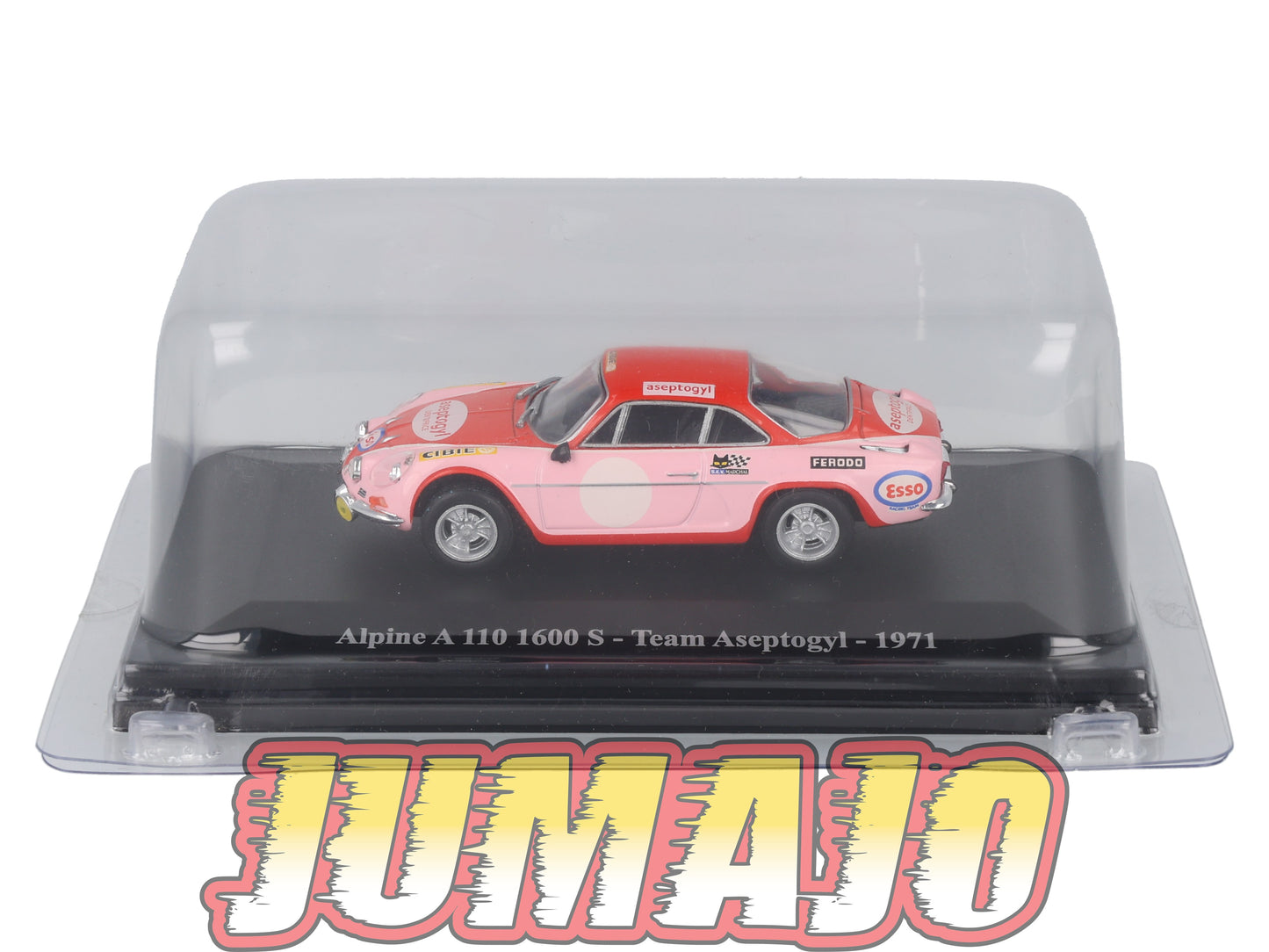 ALP7 Voiture 1/43 Eligor RENAULT Alpine A 110 1600 S Team Aseptogyl 1971