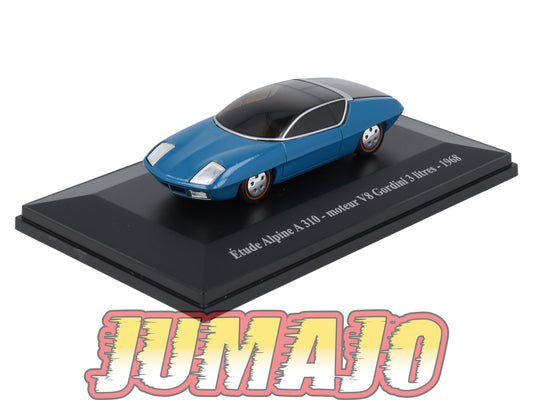 ALP9 Voiture 1/43 Eligor RENAULT Etude Alpine A 310 moteur V8 Gordini 3L 1968