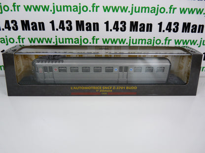 AM16+17 Lot 3 Automotrices SNCF 1/87 HO : Train Gris BUDD Z-3701 1e et 22 élément