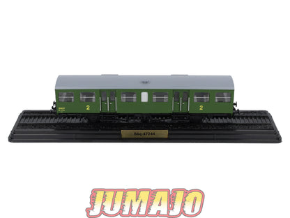 AM27 Automotrices train SNCF 1/87 HO : La remorque B6q Sud-Ouest 2e element