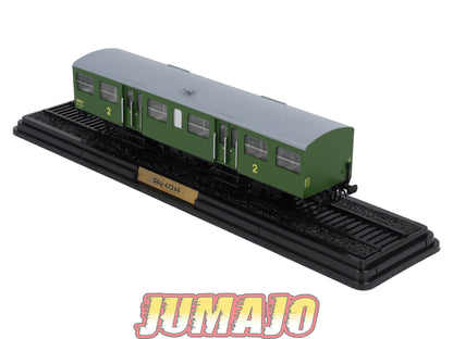 AM27 Automotrices train SNCF 1/87 HO : La remorque B6q Sud-Ouest 2e element