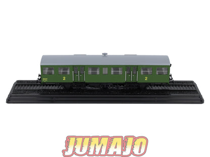 AM27 Automotrices train SNCF 1/87 HO : La remorque B6q Sud-Ouest 2e element