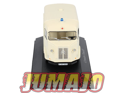 AMB8 1/43 IXO Atlas Ambulance Collection CITROEN Type H 1965 rotes kreuz croix rouge
