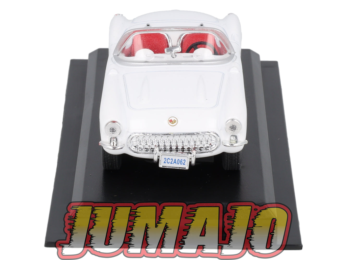 AME14 VOITURE 1/43 AMERCOM : Chevrolet Corvette C1 - 1957 Blister abimé