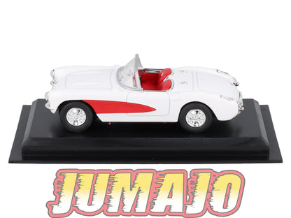AME14 VOITURE 1/43 AMERCOM : Chevrolet Corvette C1 - 1957 Blister abimé