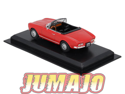 AME16 VOITURE 1/43 AMERCOM : Fiat 124 Sport Spyder - 1967 Blister abimé