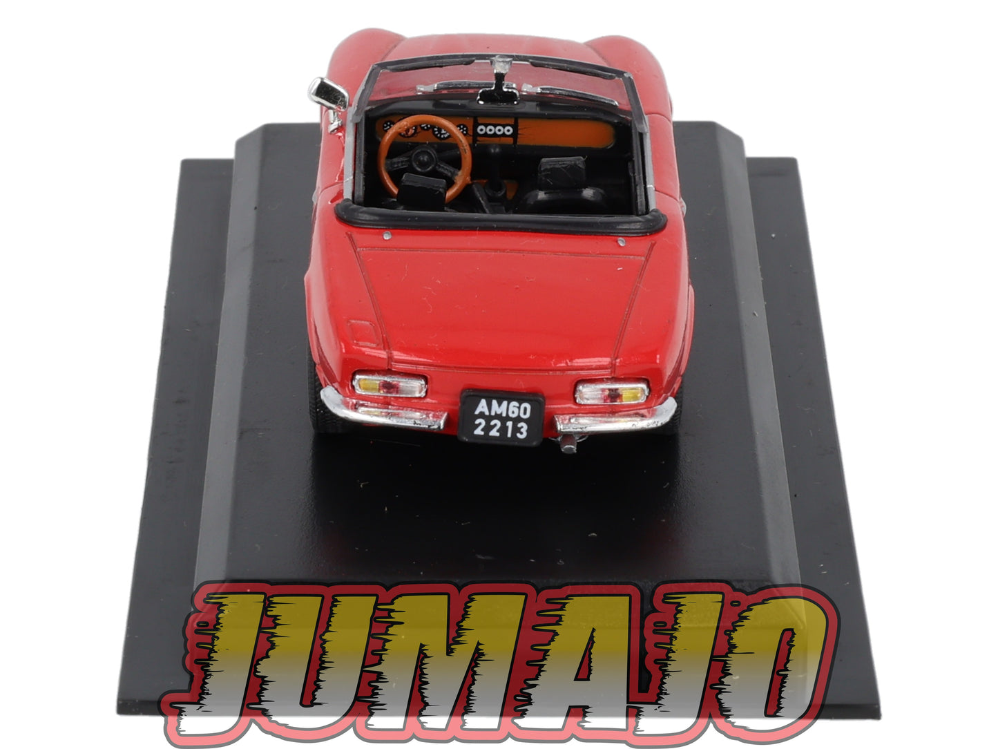 AME16 VOITURE 1/43 AMERCOM : Fiat 124 Sport Spyder - 1967 Blister abimé