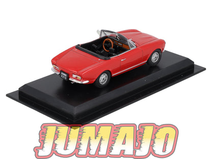 AME16 VOITURE 1/43 AMERCOM : Fiat 124 Sport Spyder - 1967 Blister abimé