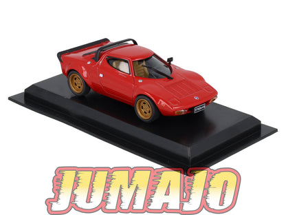 AME18 VOITURE 1/43 AMERCOM : Lancia Stratos HF - 1974 Blister abimé