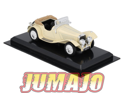 AME5 VOITURE 1/43 AMERCOM : Jaguar SS-100 - 1936 Blister abimé