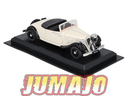 AME7 VOITURE 1/43 AMERCOM : Citroen Traction Roadster - 1939 Blister abimé