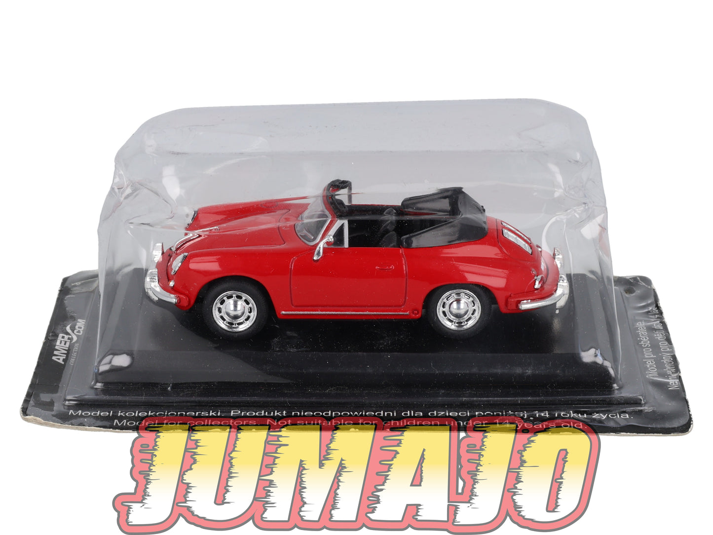 AME9 VOITURE 1/43 AMERCOM : Porsche 356B Cabrio - 1959 Blister abimé