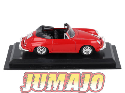 AME9 VOITURE 1/43 AMERCOM : Porsche 356B Cabrio - 1959 Blister abimé