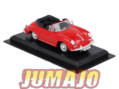 AME9 VOITURE 1/43 AMERCOM : Porsche 356B Cabrio - 1959 Blister abimé