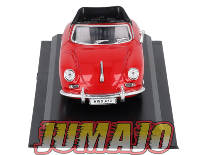 AME9 VOITURE 1/43 AMERCOM : Porsche 356B Cabrio - 1959 Blister abimé